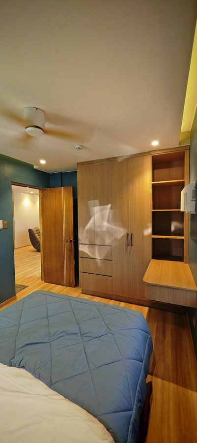 Casa Soriano — bedroom in teal